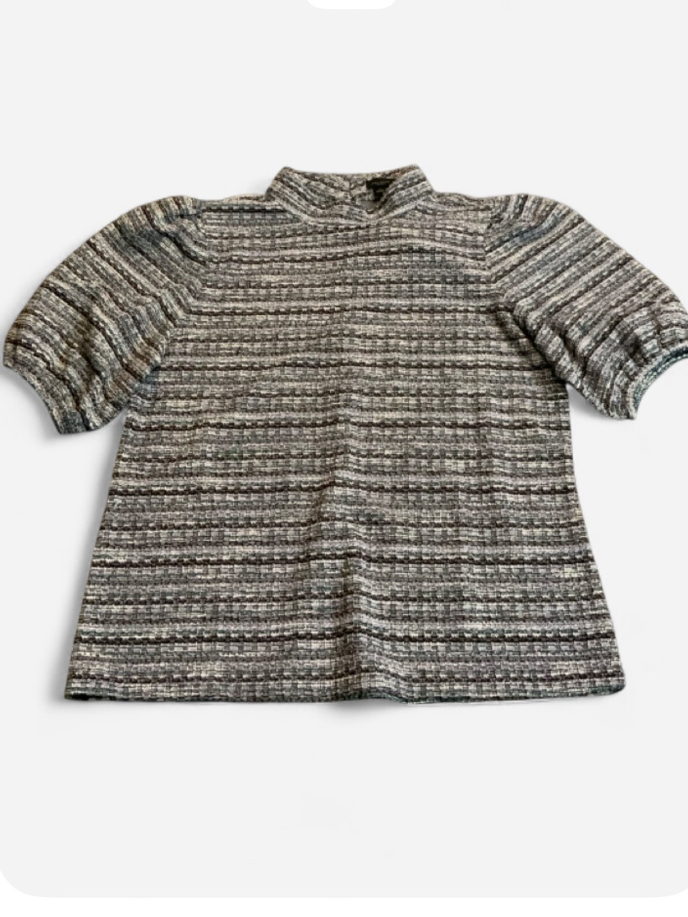 NWT📚 Ann Taylor Factory Mockneck Blouse Women's XL